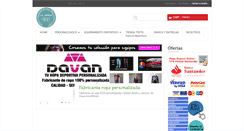 Desktop Screenshot of equipamiento-deportivo.com
