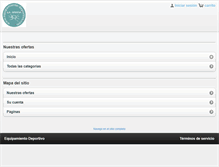 Tablet Screenshot of equipamiento-deportivo.com